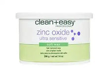 Load image into Gallery viewer, Clean &amp; Easy Zinc Oxide Ultra Sensitive Pot Wax 14 Oz
