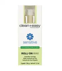 Clean & Easy Sensitive Roll On Wax 3 Pk