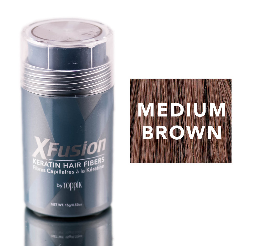 XFusion Keratin Hair Fibers Medium Brown